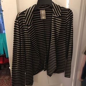 Dolan gold and black striped jacket